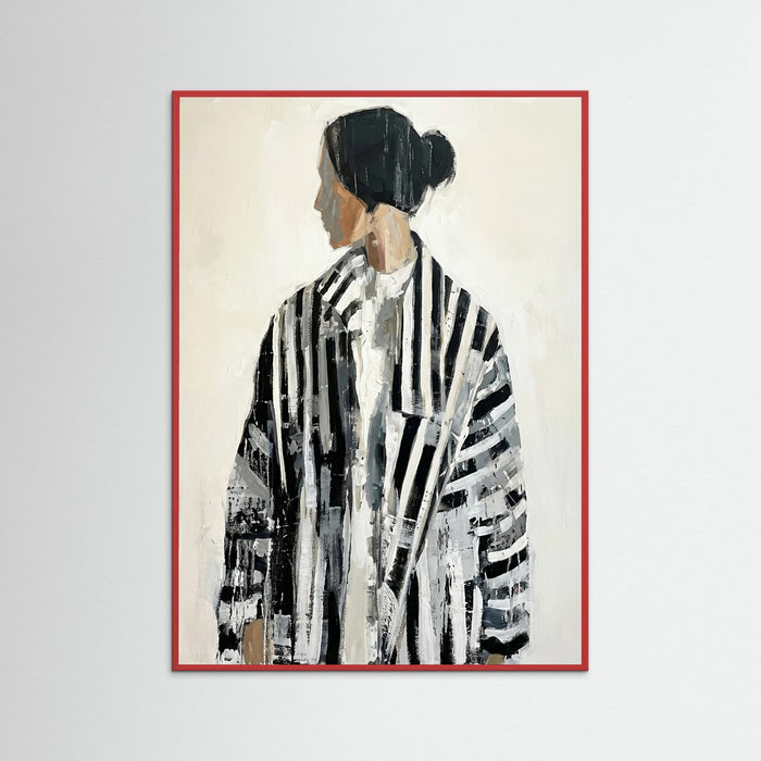 Striped Gaze – poster en kunstdruk