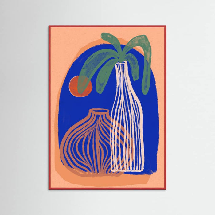 Sunset And Vases Poster – Poster und Kunstdruck
