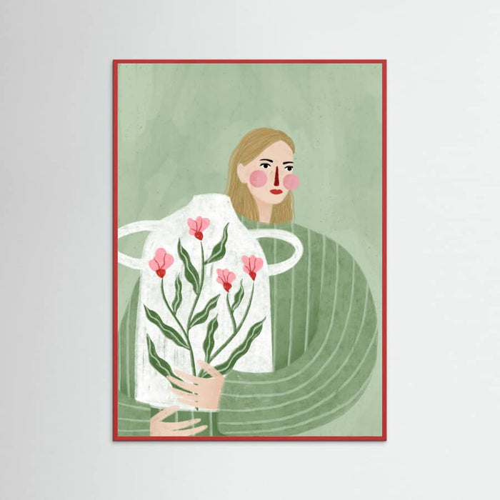 The Woman With He Vase Poster – plakat og kunsttryk