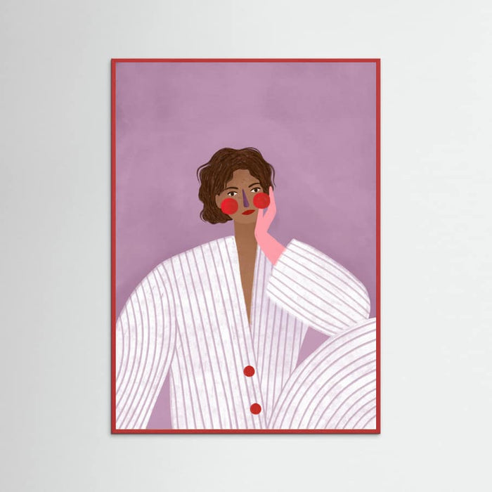 The Woman With the Pink Glove Poster – poster and art print