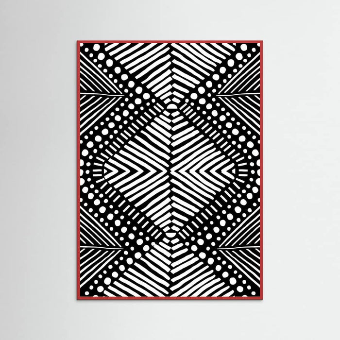Red Wood Tribal Poster