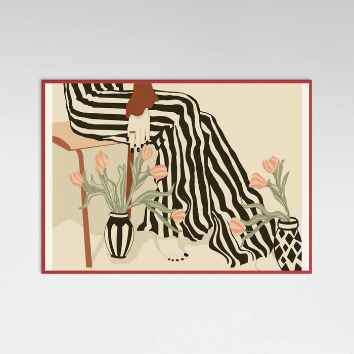 Tulips By My Feet Poster – poster and art print