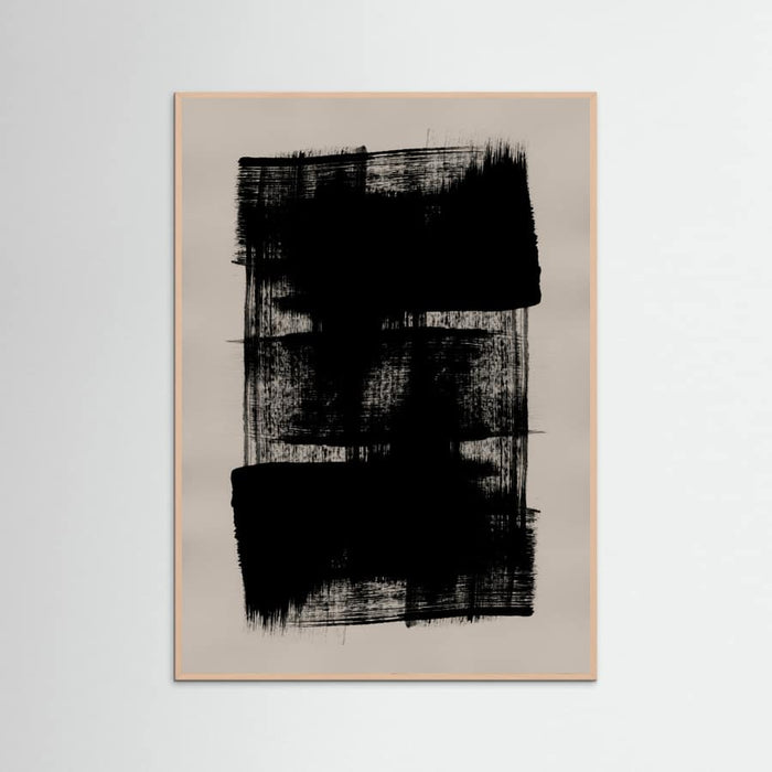 Abstract Brush Strokes 180Y Poster – Poster und Kunstdruck