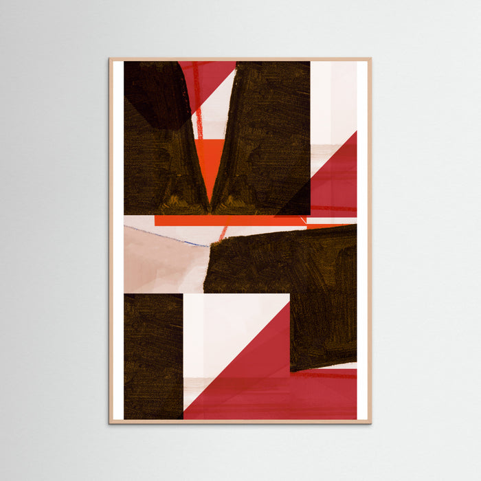 Rose Wood Angles 11 Poster