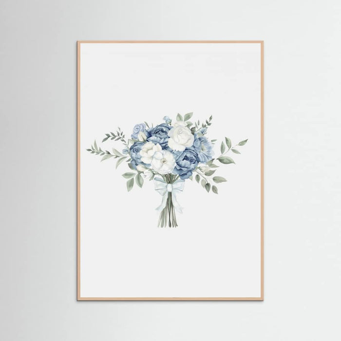 Coastal Bouquet With Bow -juliste – juliste ja taidepainatus