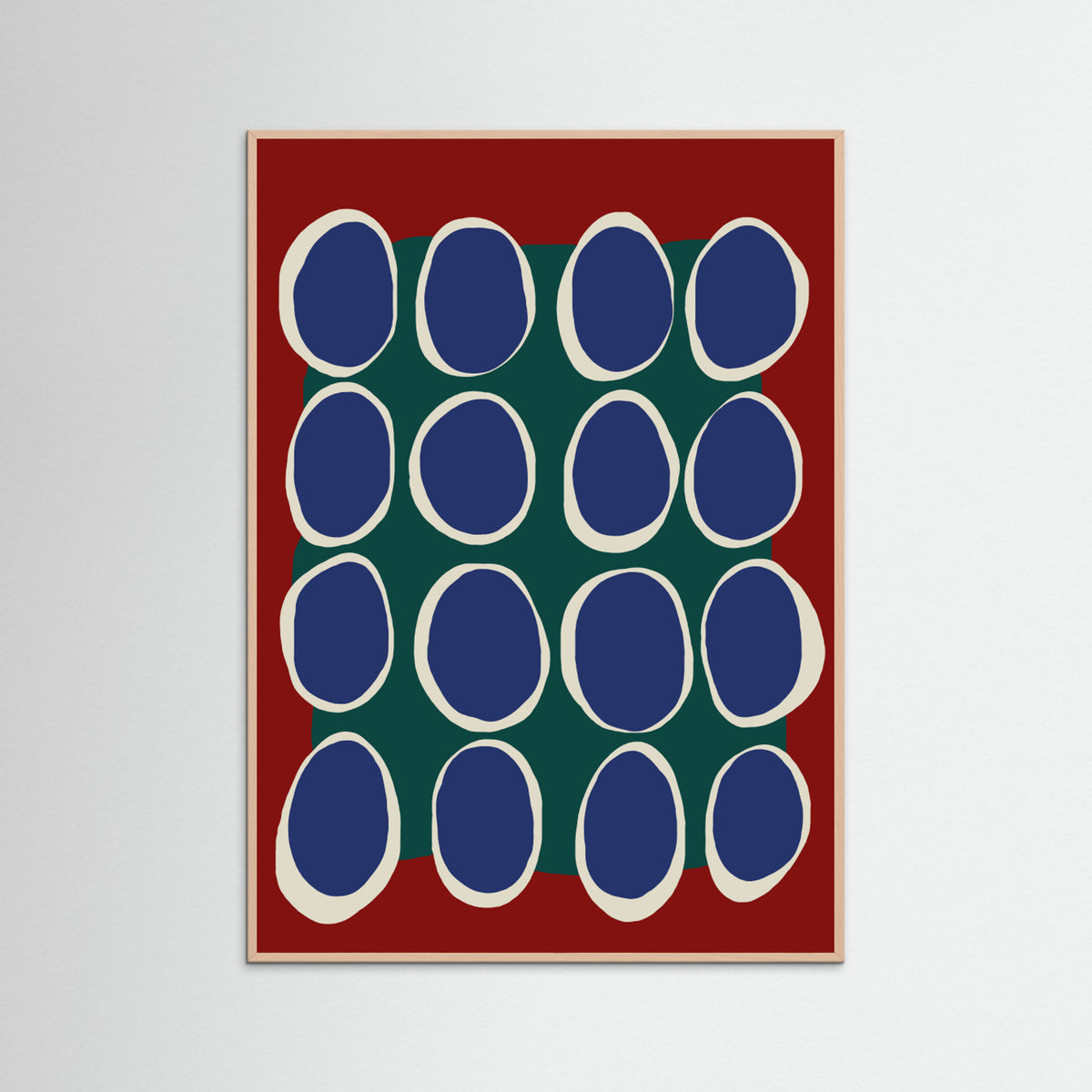 Rose Wood Color Harmony Poster