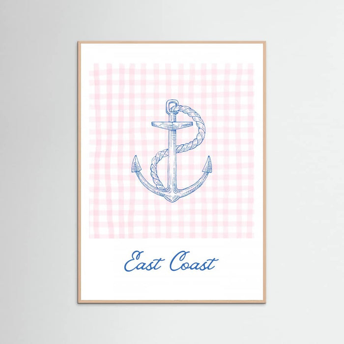 East Coast Anchor Poster – poster and art print