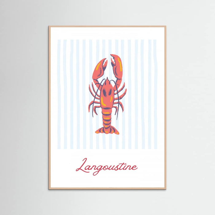 Langoustine Poster – Poster und Kunstdruck