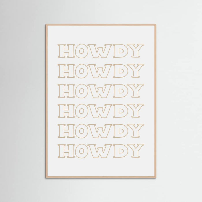 Plakat Neutral Howdy – plakat i druk artystyczny