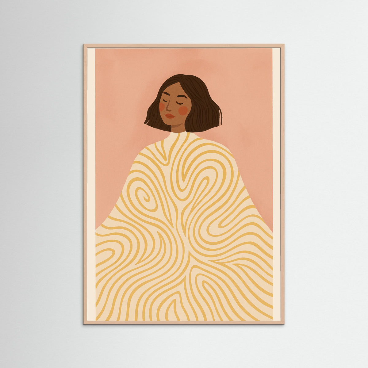 Rose Wood Patterned Presence