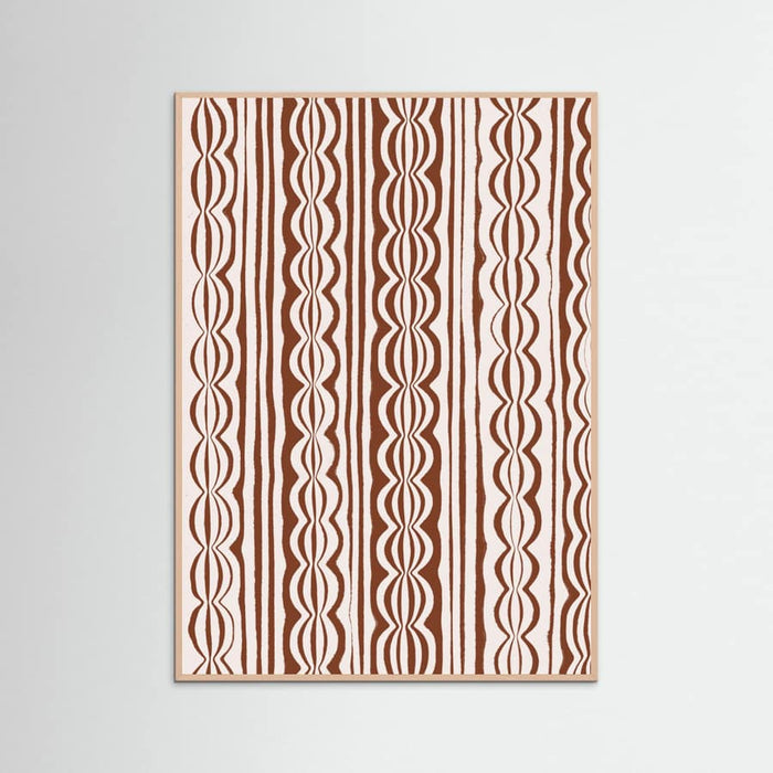 Rhythmic Waves Poster – poster and art print