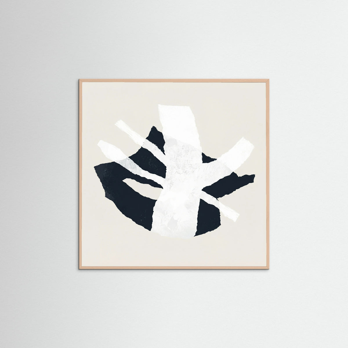Rose Wood Square Fragmented Balance