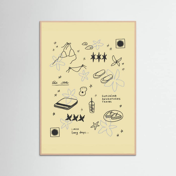 Summer Poster – plakat og kunsttryk