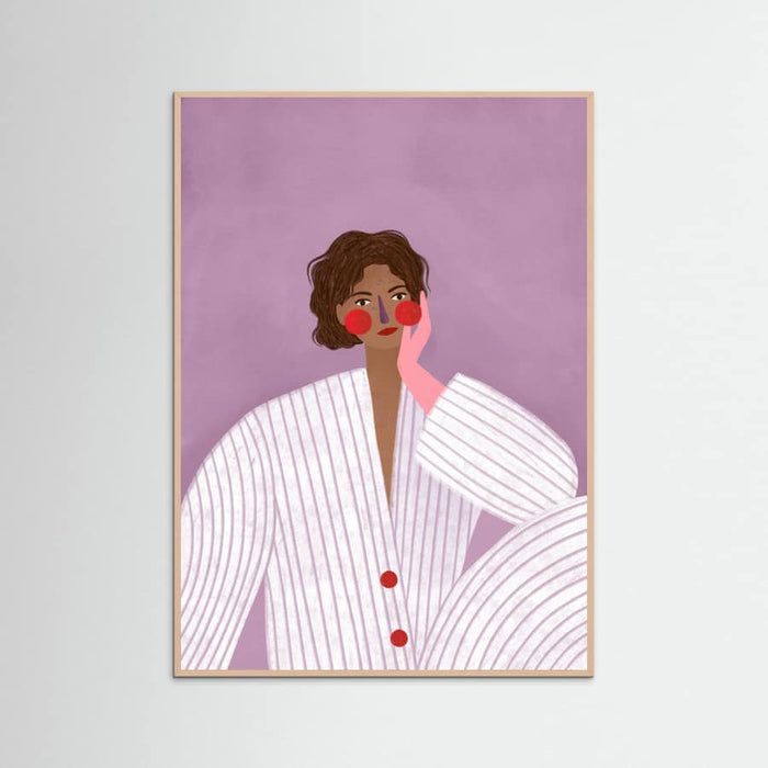 The Woman With the Pink Glove Poster – poster and art print