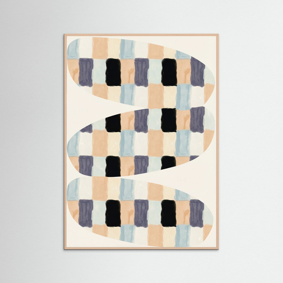 Rose Wood Woven Flow