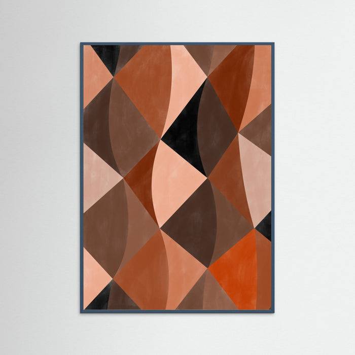 Teal Wood 3x4 24 Poster