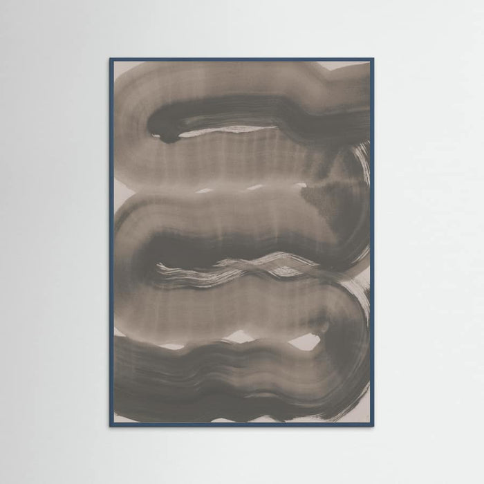 Abstract Brush Strokes 163X Poster – Poster und Kunstdruck