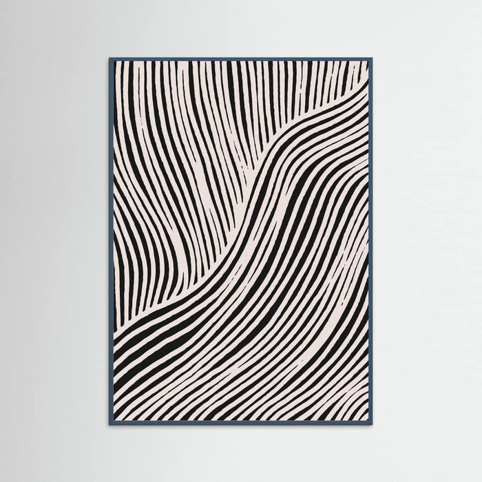 Beige Wave Pattern Poster – poster and art print