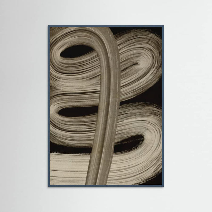 Beige strokes no 4 Poster – Poster und Kunstdruck