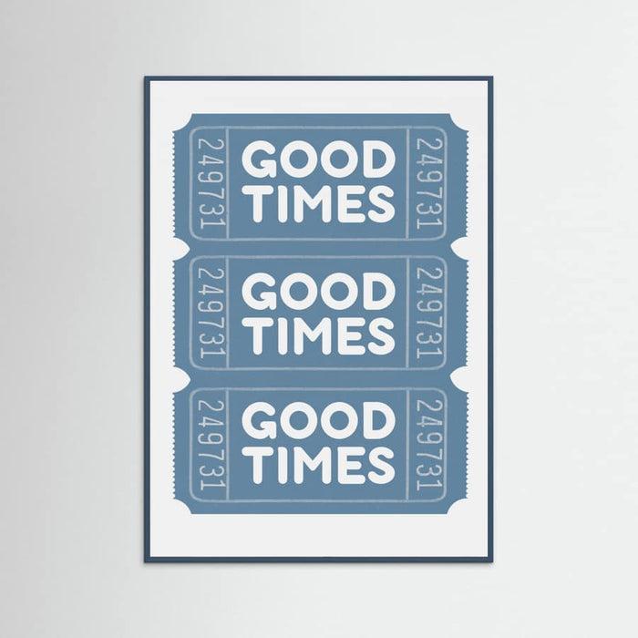 Póster Blue Good Times – póster e impresión artística