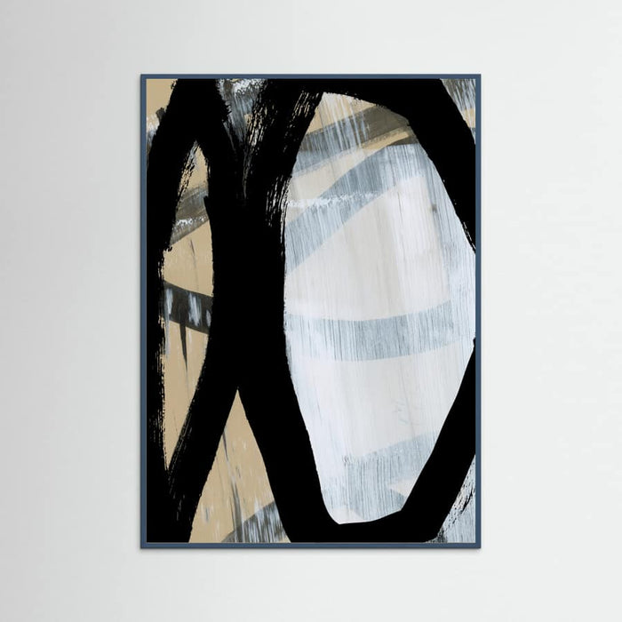 Bold Black On White No1 Poster – plakat og kunsttryk