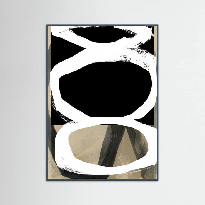 Bold Black On White No4 Poster – plakat og kunsttryk