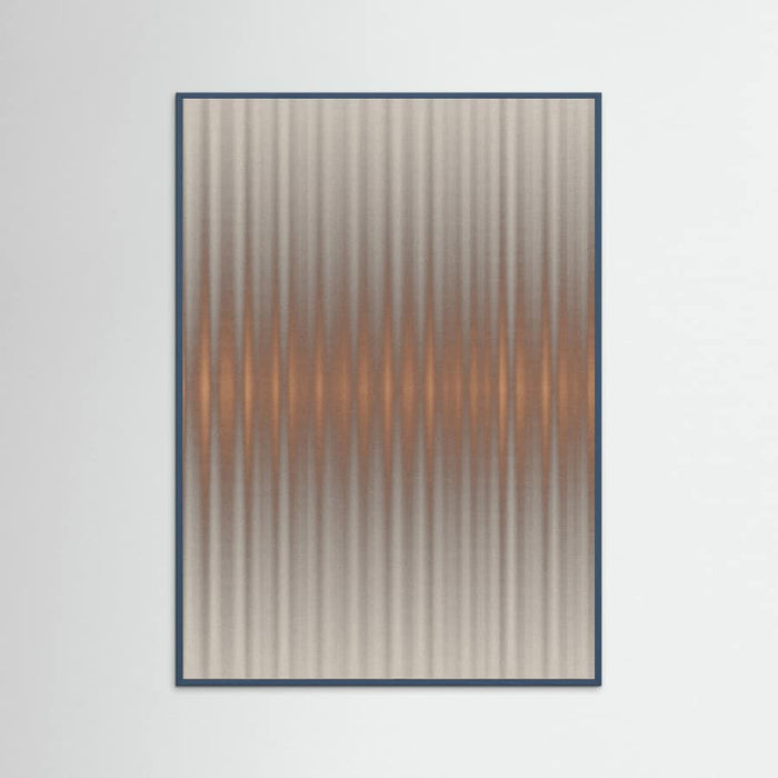 Euphoria - Gray and Orange Poster – plakat og kunsttryk