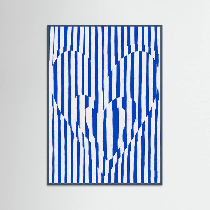 Plakat Hearts (Blue Version) – plakat i druk artystyczny