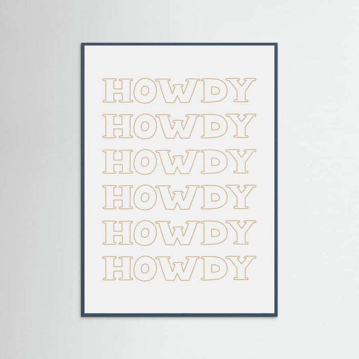 Plakat Neutral Howdy – plakat i druk artystyczny