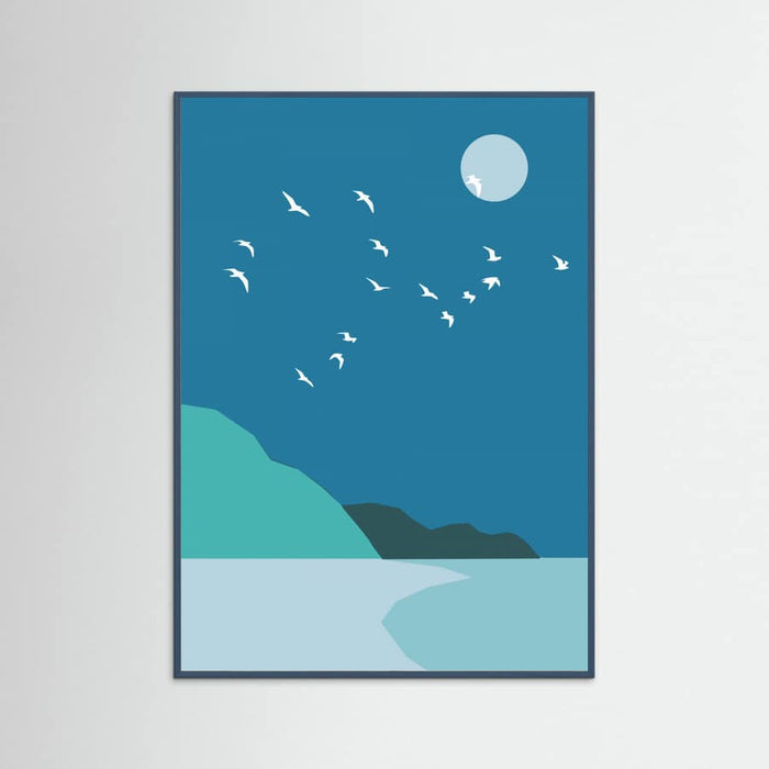 Night Flock Poster – poster and art print
