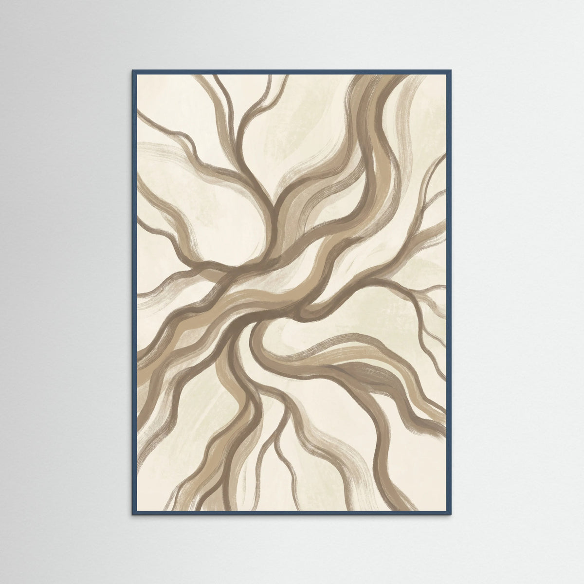 Teal Wood Organic Flow
