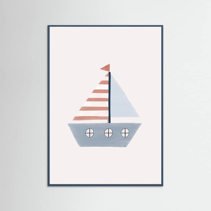 Sailing Boat Poster – plakat og kunsttryk