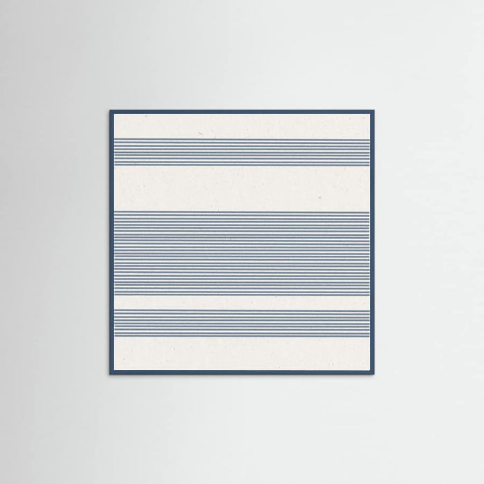 Simple Blue Lines Pattern Poster – plakat og kunsttryk