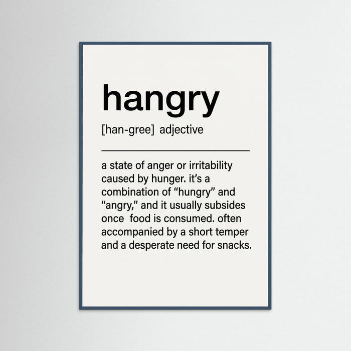 Snack Definition – plakat i druk artystyczny