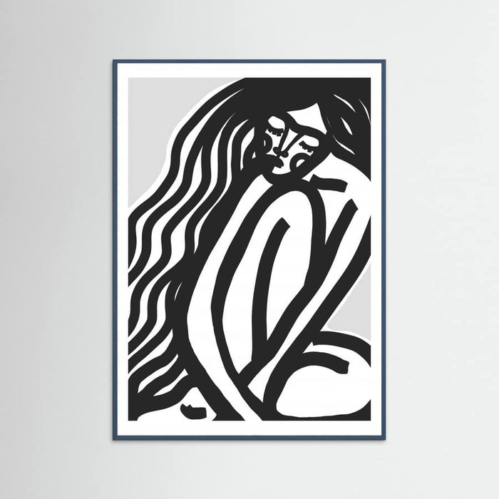 The Silence (Black) Poster – poster and art print