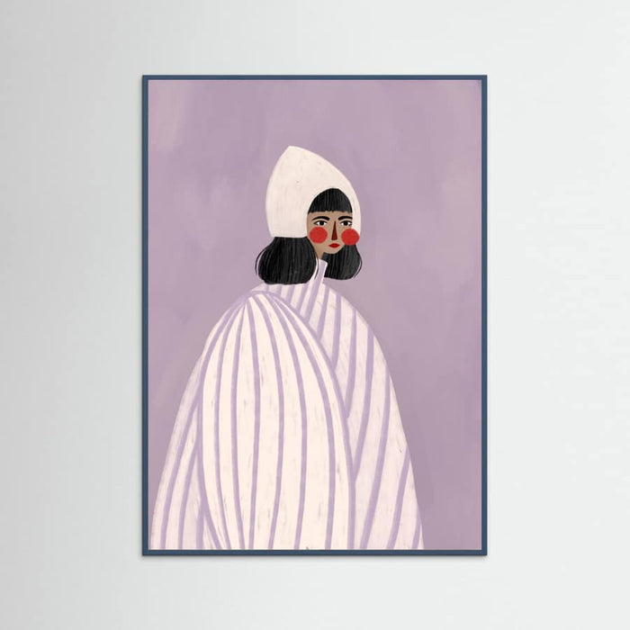 The Woman With the White Hat Poster – poster and art print