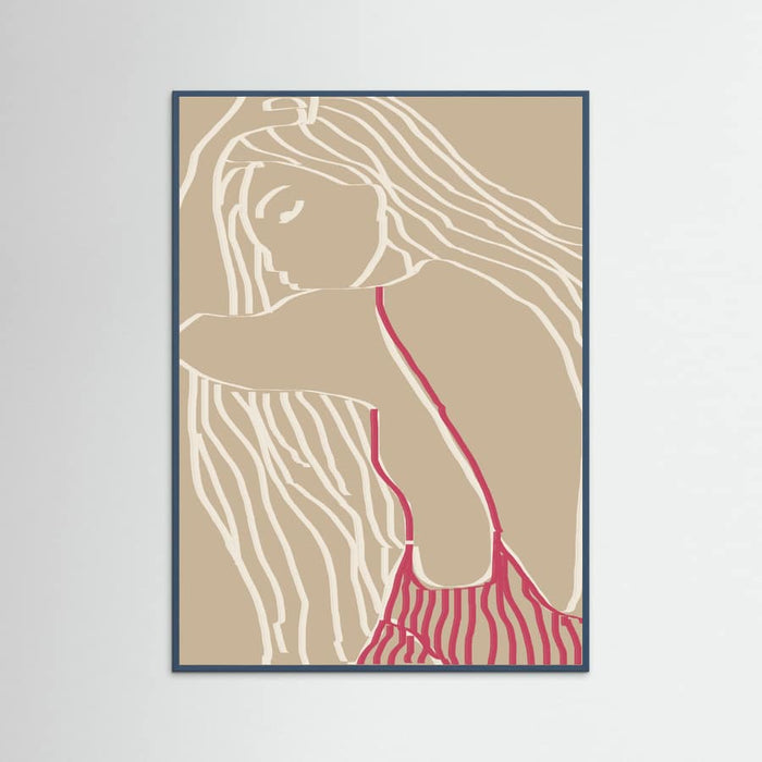 The summer girl Poster – poster and art print