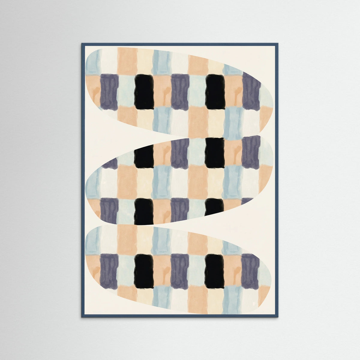 Teal Wood Woven Flow