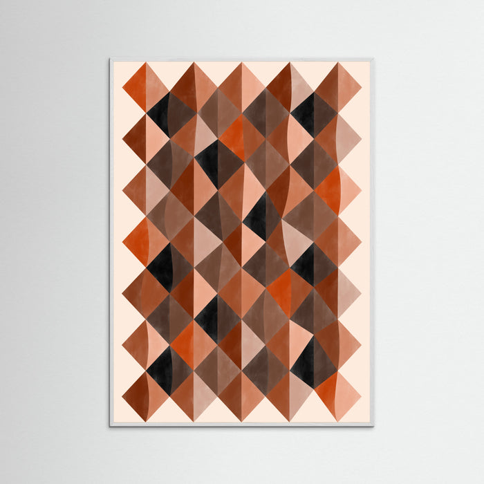 White Wood 3x4 25 Poster