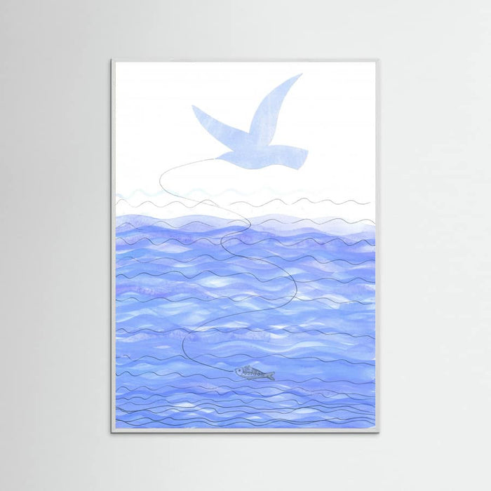 Above the Ocean Waves Poster – poster and art print