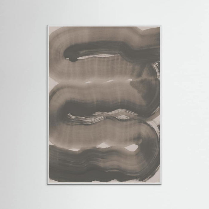 Abstract Brush Strokes 163X Poster – Poster und Kunstdruck