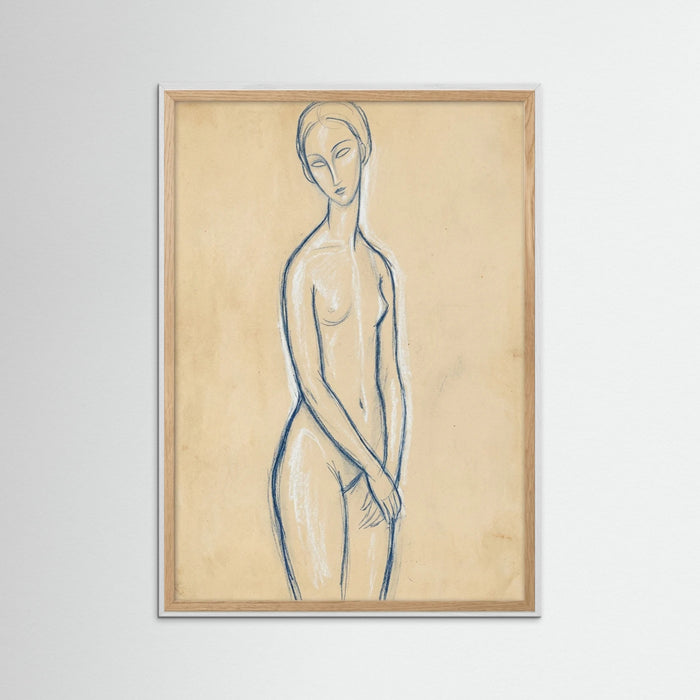 Blue Reclining Figure – Poster und Kunstdruck