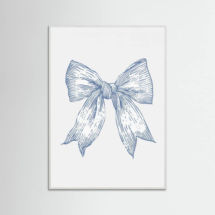 Plakat Nautical Pale Blue Bow – plakat i druk artystyczny
