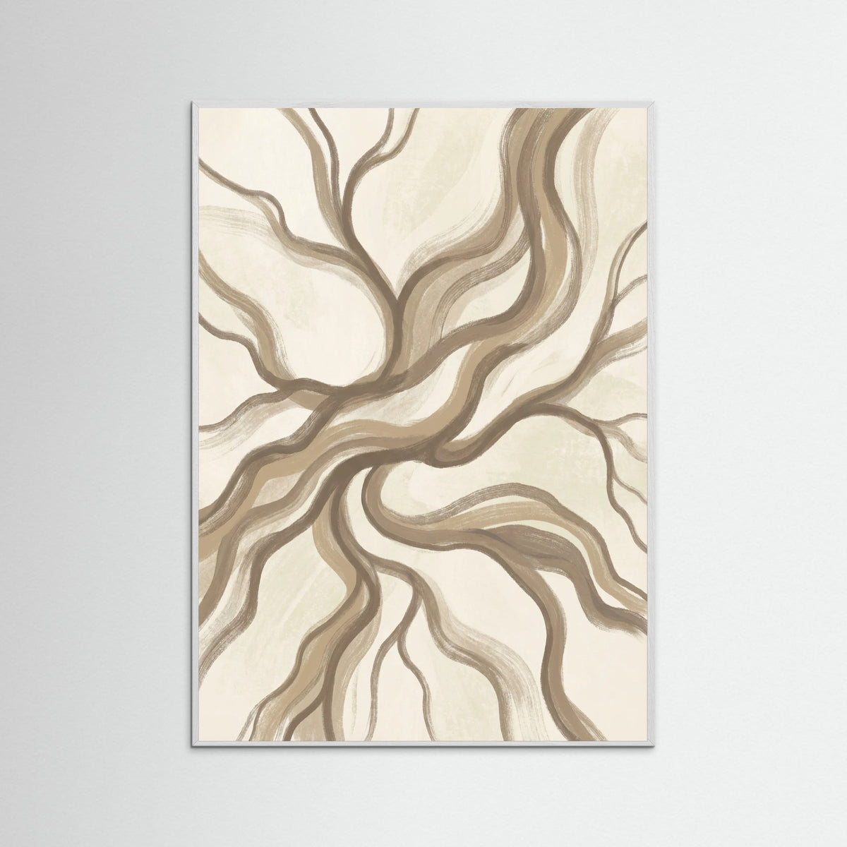 White Wood Organic Flow
