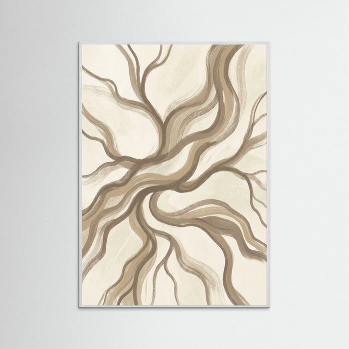 White Wood Organic Flow