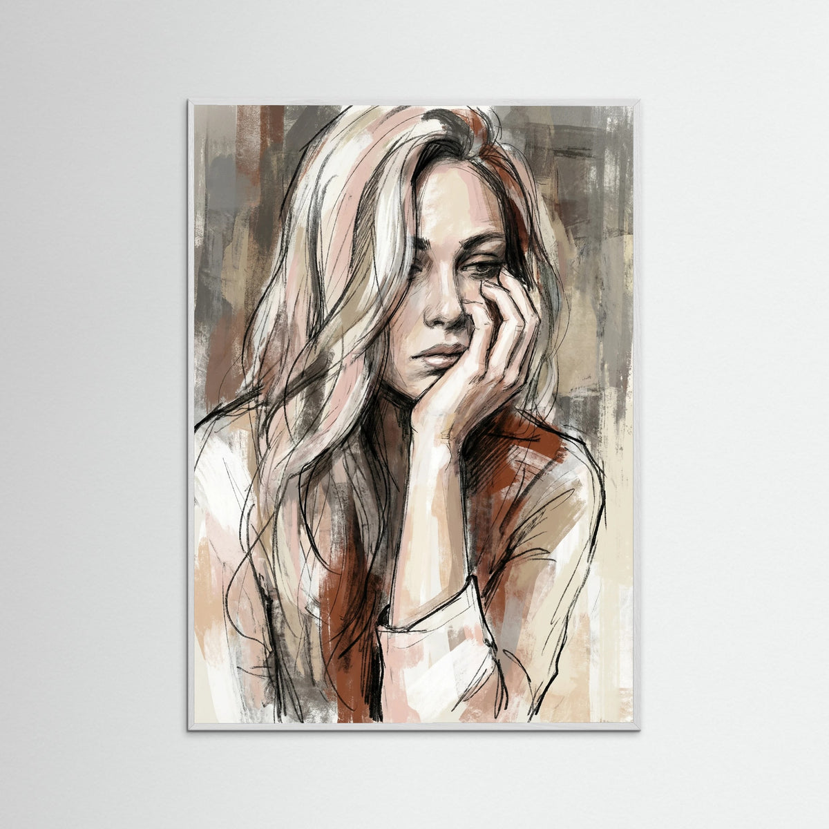 White Wood Quiet Introspection
