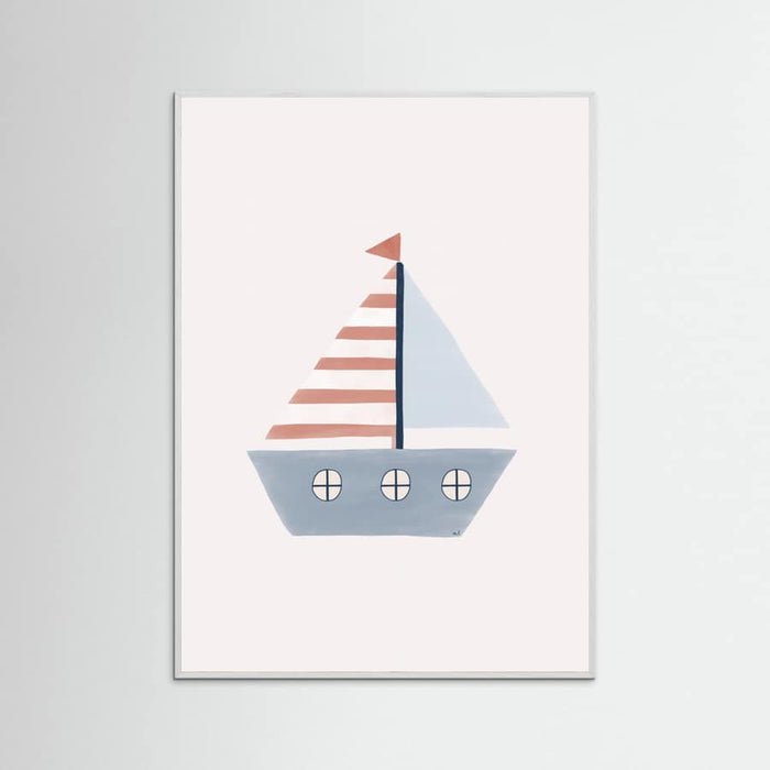 Sailing Boat Poster – plakat og kunsttryk