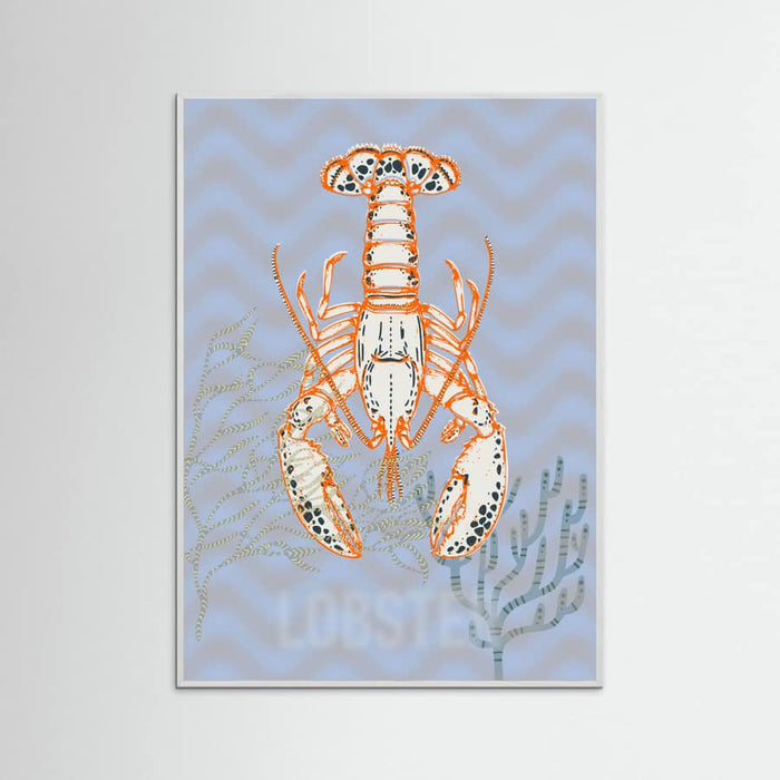 Sea life lobster Neptune's joy Poster – poster and art print