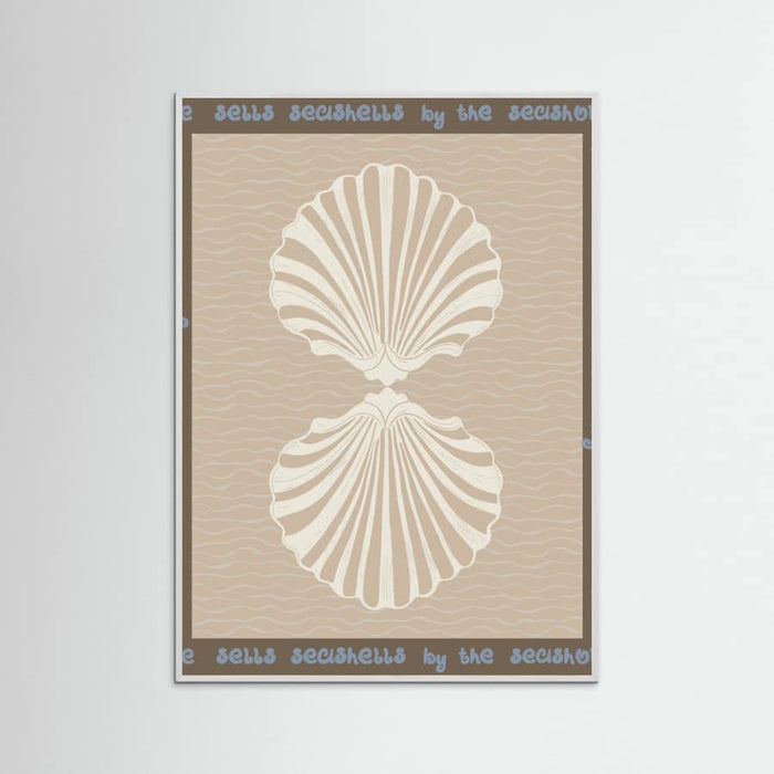 She sells seashells Poster – poster and art print