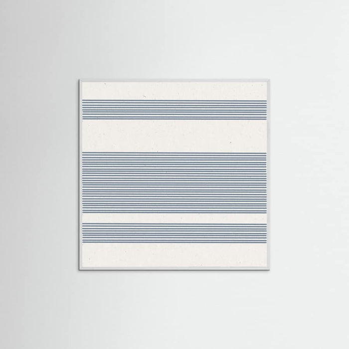 Simple Blue Lines Pattern Poster – plakat og kunsttryk